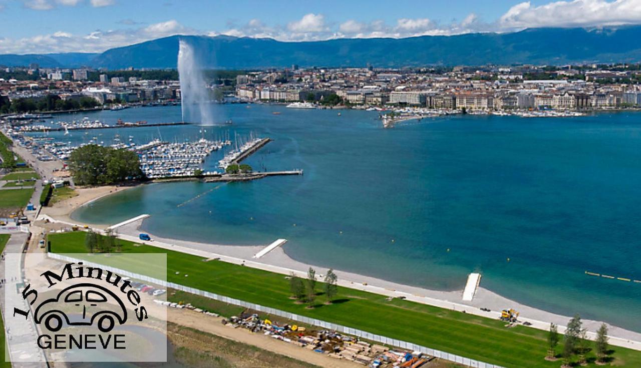 Location Chambres Le Panorama - Aeroport Geneve - Pays De Gex Chevry  Exterior photo